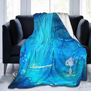 スヌーピー 毛布 アニメ ひざ掛け 軽量 薄手 ブランケット フランネル 洗える 静電気防止 暖かい 柔らかい なめらかな肌触り 四季適用 贈り物