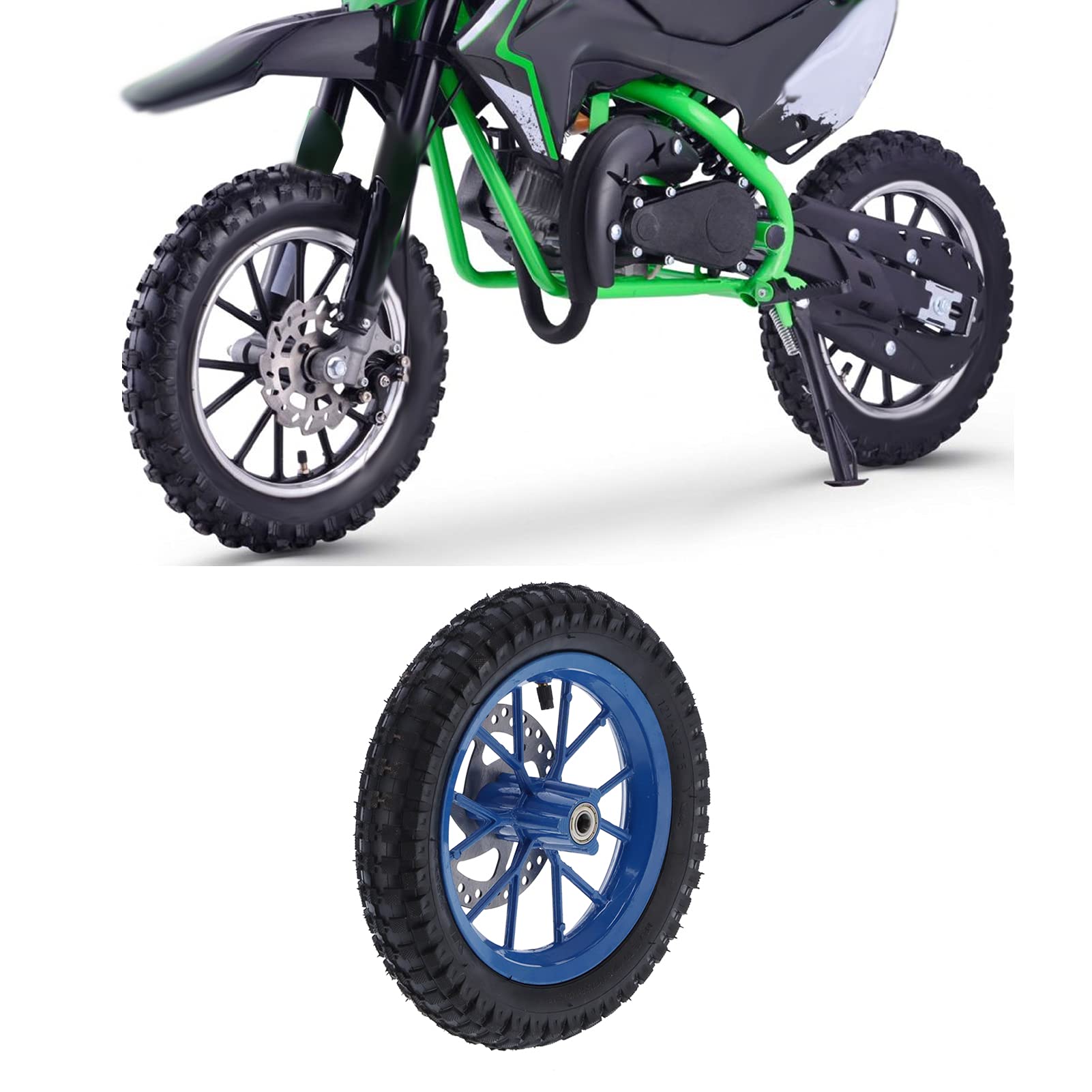 Amazon.com: 12.5 Inch Front Dirt Bike Tire,Mini Bike Front Wheel