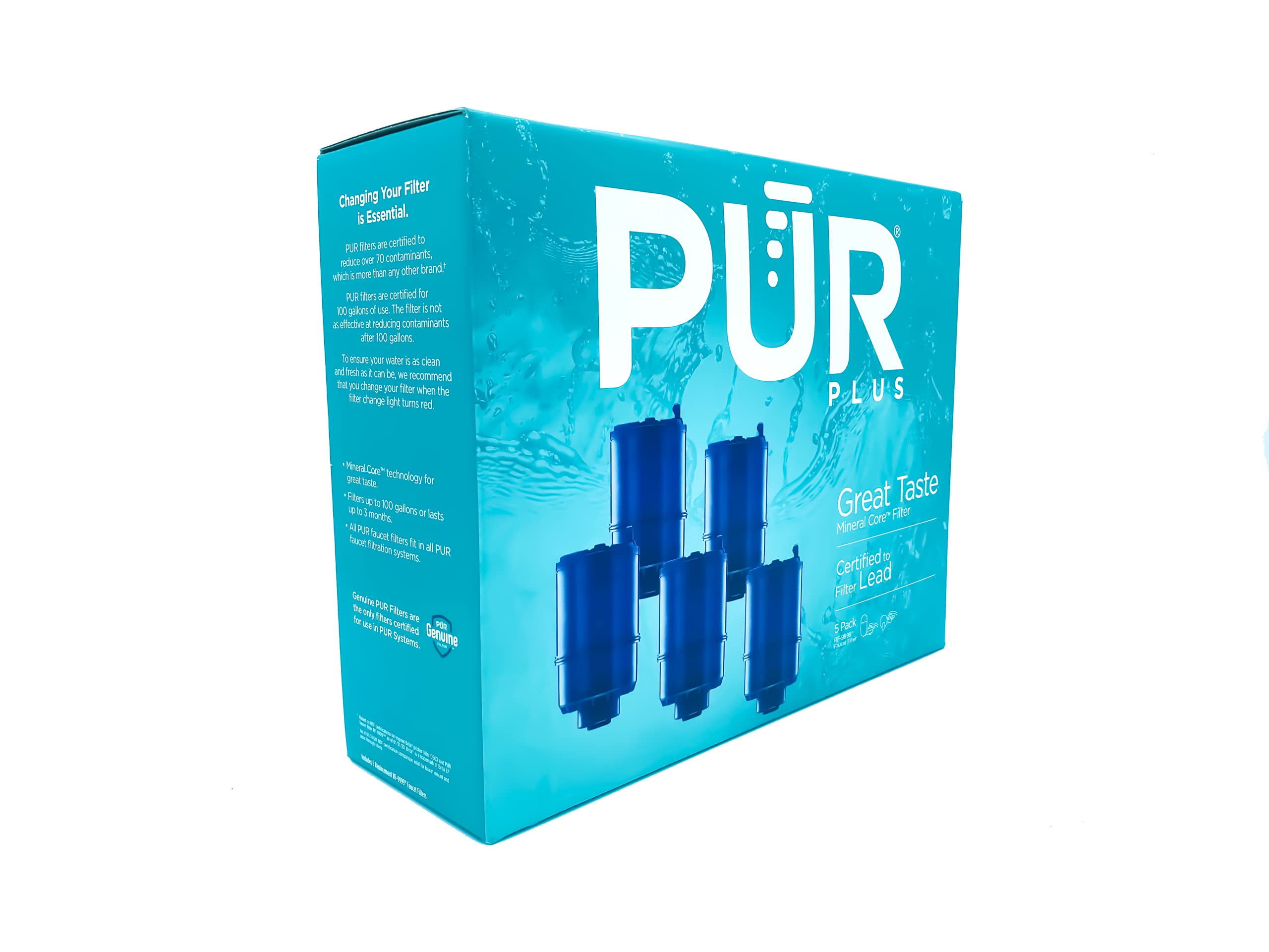 PUR 5 filtros de repuesto para grifo