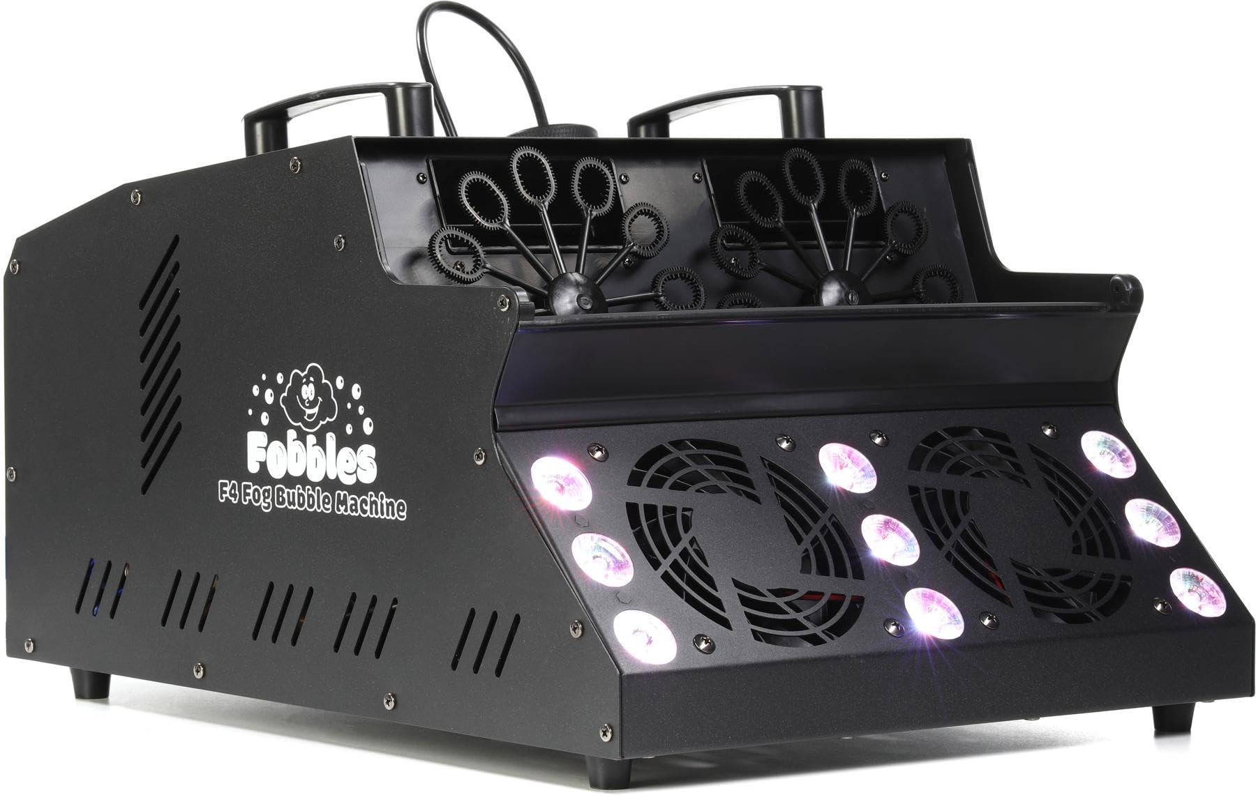 Fobbles F4 -Professional Fog Bubble Machine - 4 in 1 - Fog, Haze, Bubbles, Fog Bubbles