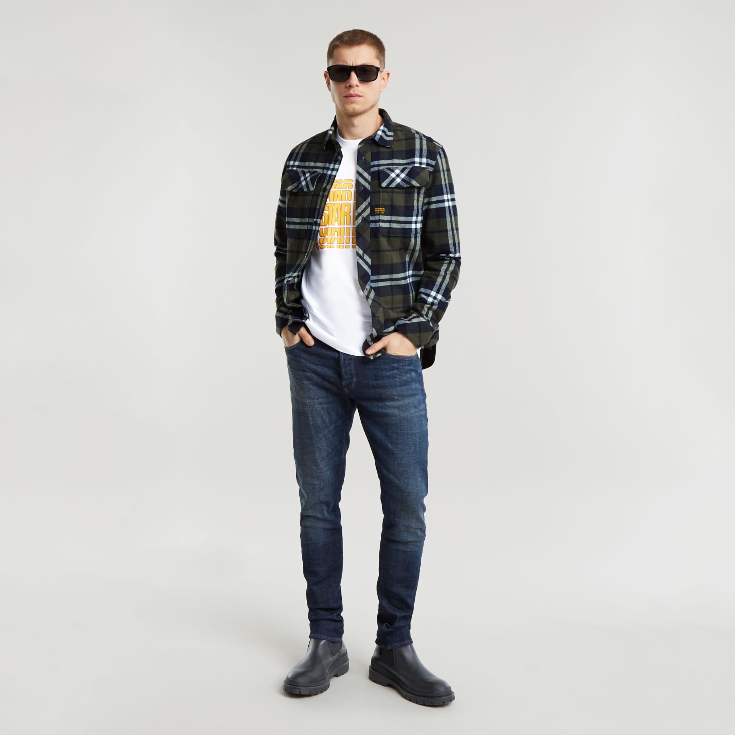 G-Star Hombre 3301 Slim Jeans — view 187