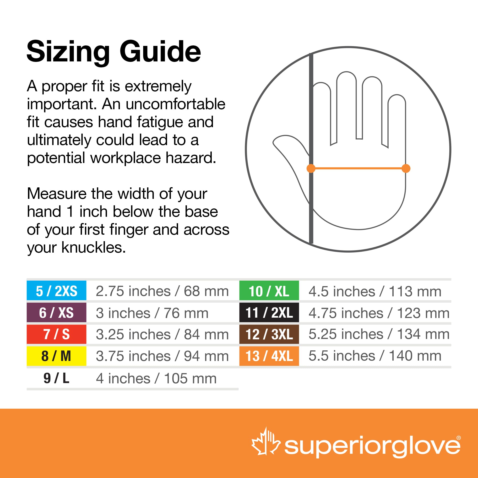 Superior Goatskin Leather Safety Work Gants de travail en cuir - Protection des mains anti-impact - Répulsif à l'huile et à l'eau (378GKVSB - 1 paire) Taille XL