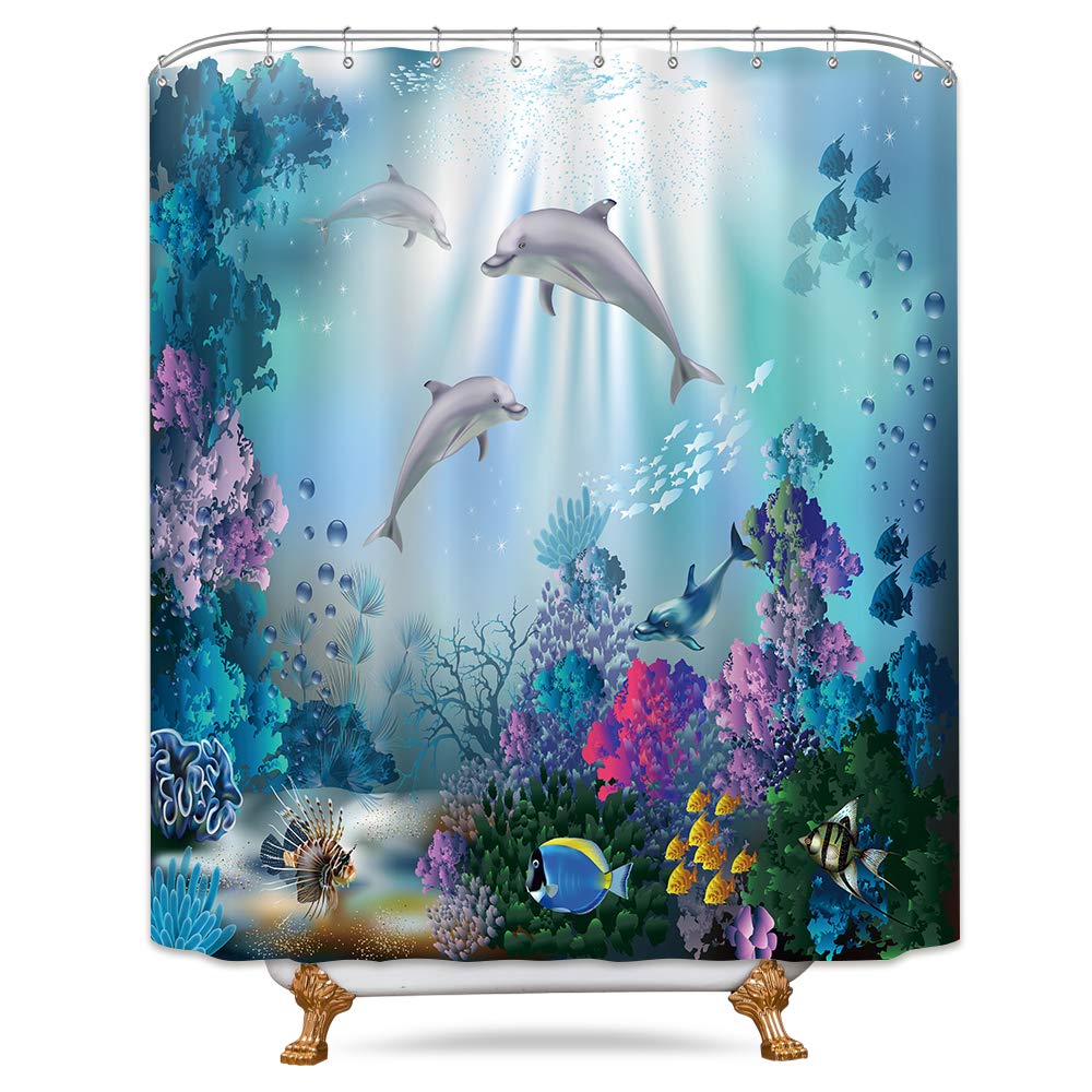 Tropical Fish Shower Curtains Curtains & Drapes