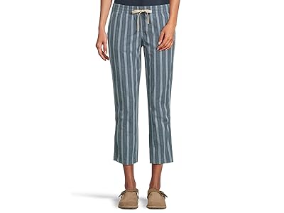 L.L.Bean Lakewashed Chino Pull-On Chambray Pants Ankle Women