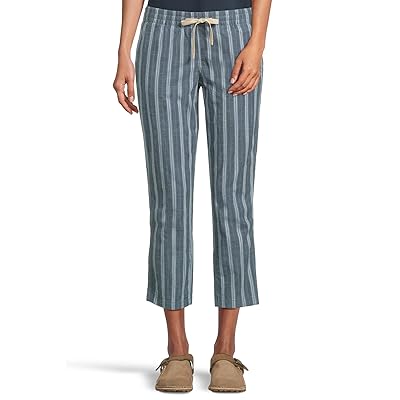 L.L.Bean Lakewashed Chino Pull On Chambray Pants Ankle Women