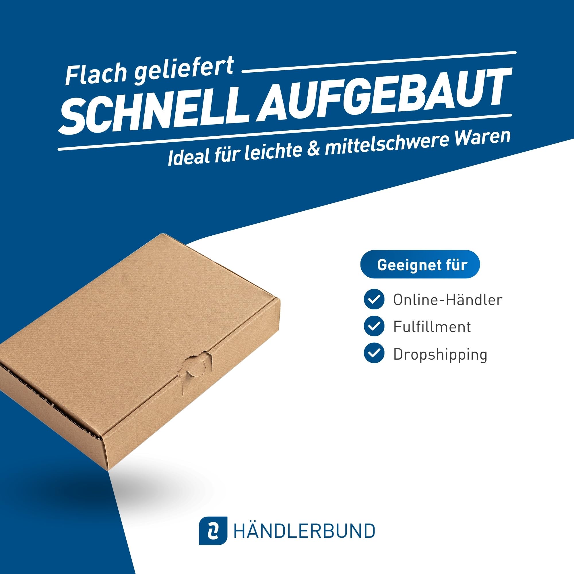 Maxibriefkarton braun 240 x 160 x 45 mm Faltkarton aus Wellpappe Versandkarton für kleine Sendungen bis 2 kg (200)
