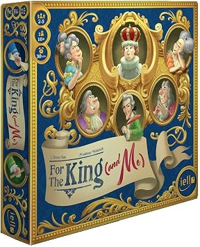 IELLO for The King and Me, Strategy Board Game, A Comical Theme That The Whole Family Will Love, Auction and Collection Mechanics, for Ages 10 and Up