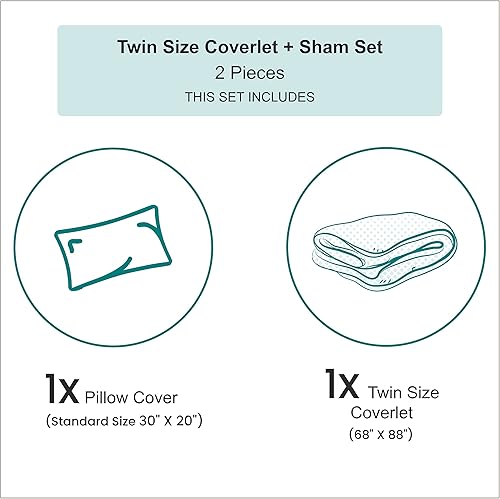 Miniatura 5 de Lunarable Colcha pirata, Shark Cove Tortuga Island Caribbean Waters Retro Jolly Roger, juego de colcha acolchada decorativa de 2 piezas con funda de