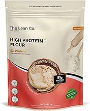 The Lean Co. High Protein Flour 2.5 kg | 5g Net Carb, 10g Protein (51%), 0g Fat Per Roti | Sugar Control Diabetic Friendly | Lab Tested | No Additives | No Preservatives | Rich in Micro Nutrients