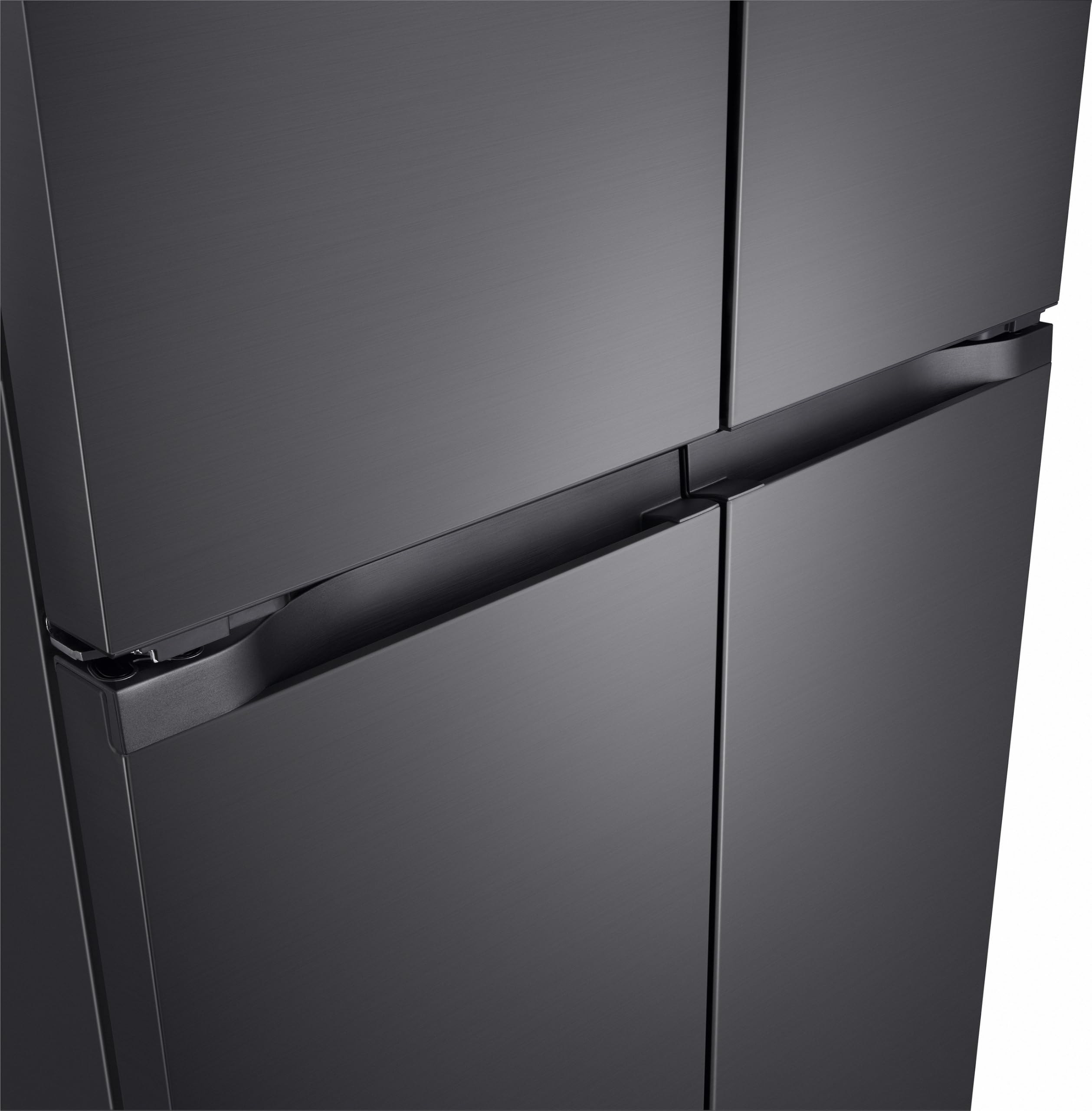 LG GMBS30SDEP SLIM Fit&Max Multi-Door Kühlschrank mit Gefrierfach (580 L, Energieklasse D) vollintegrierbar oder freistehend, DoorCooling+, LinearCooling, Schwarz