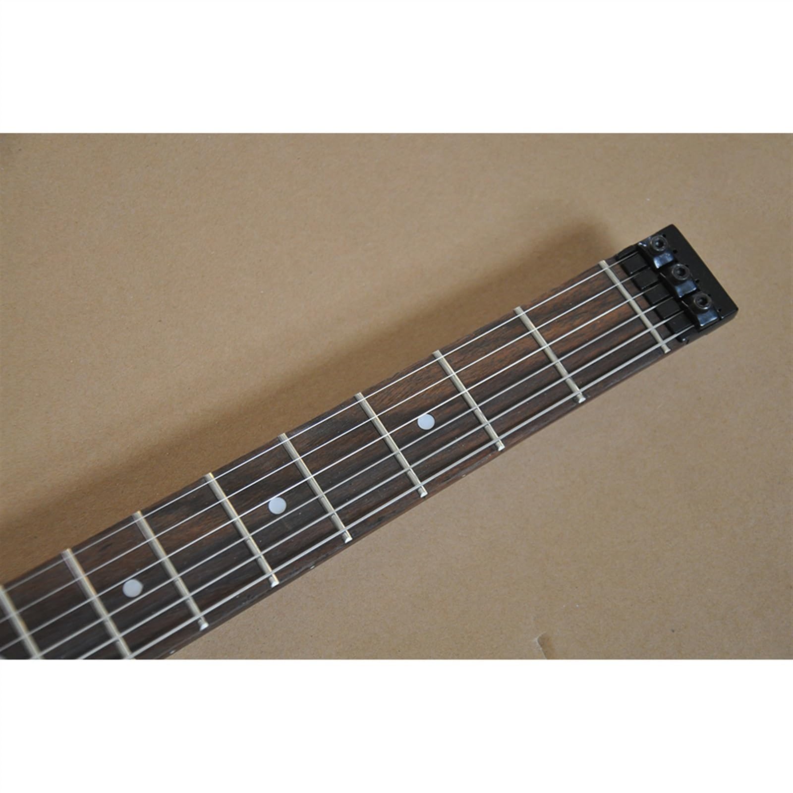 Chitarra Elettrica Senza Testa Bianca Per Mancini Da 39 Pollici Con Tastiera In Palissandro 24 Tasti Professionale Chitarra Elettrica Senza Testa