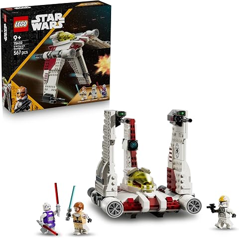 LEGO Star Wars V-19 Torrent Starfighter 75432 | 9 Yaş ve Üzeri için Dönüştürülebilen Kanatlı Uzay Aracı ve Pilot Figürü İçeren Oyuncak Yapım Seti, Hediye Fikri (567 Parça)
