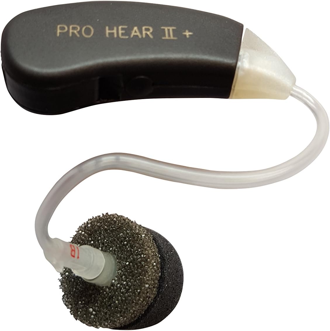 Pro Ears - Pro Hear - Pro Hear II+ - Behind the Ear (BTE) - PH2PBTE - Digital Hearing Device - Hearing Protection and Noise Amplification - Discreet Aid for Hearing , Black