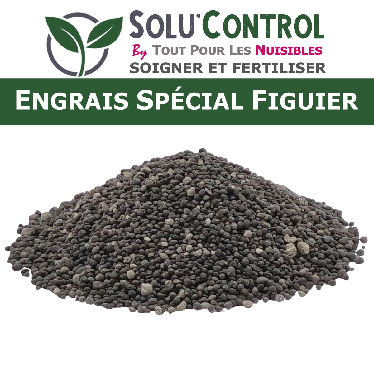 Engrais Spécial Figuier 5 kg - SoluControl - NPK 5-4-9 - Croissance et Fructification - Riche en Calcium et Magnésium - Sachet Zip Refermable - Utilisable en Agriculture Biologique