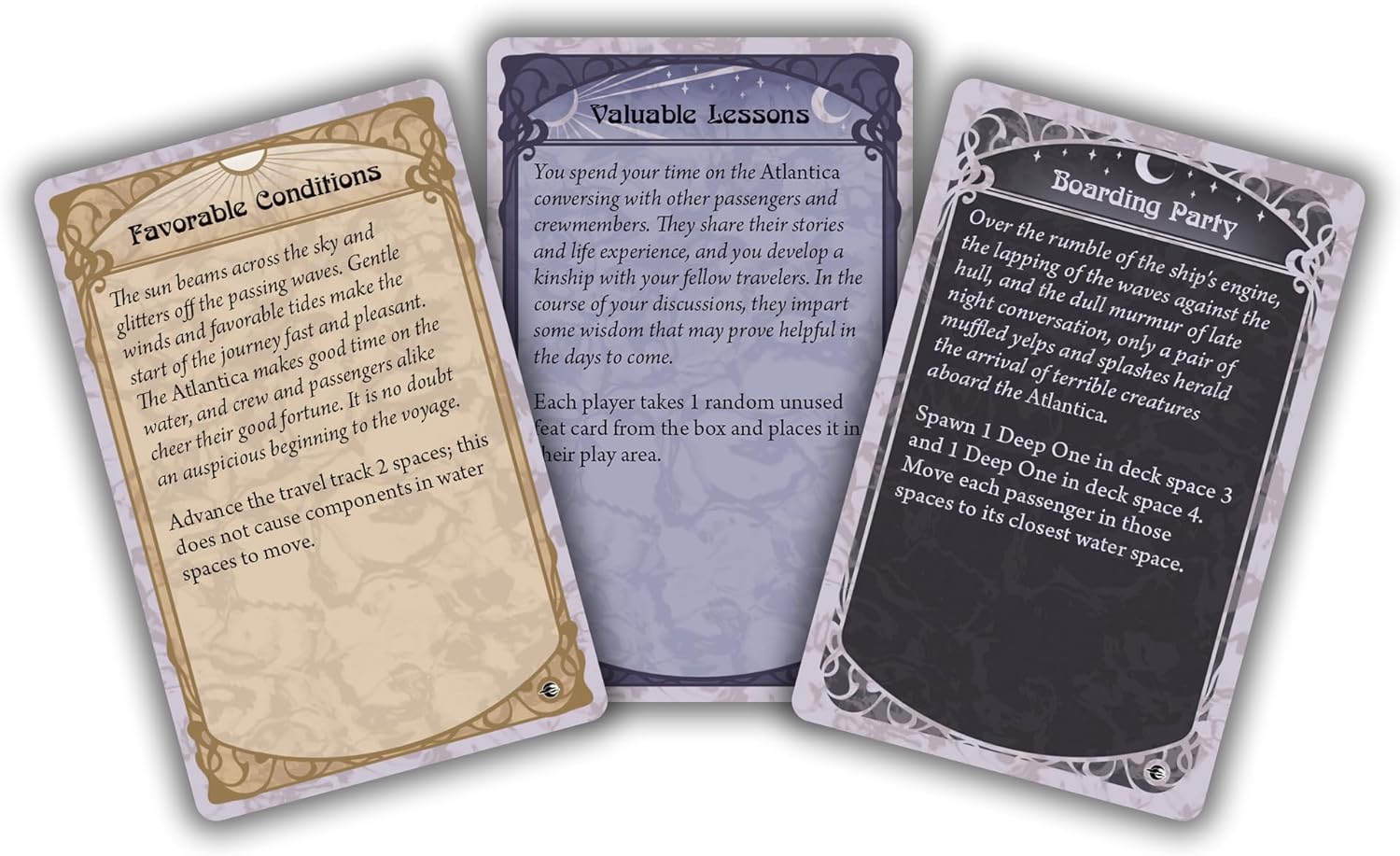 Unfathomable: from The Abyss Board Game Expansion - Deeper Peril on The SS Atlantica! Cooperative Horror Strategy Game, Ages 14+, 3-6 Players, 2-4 Hour Playtime, Made by Fantasy Flight Games