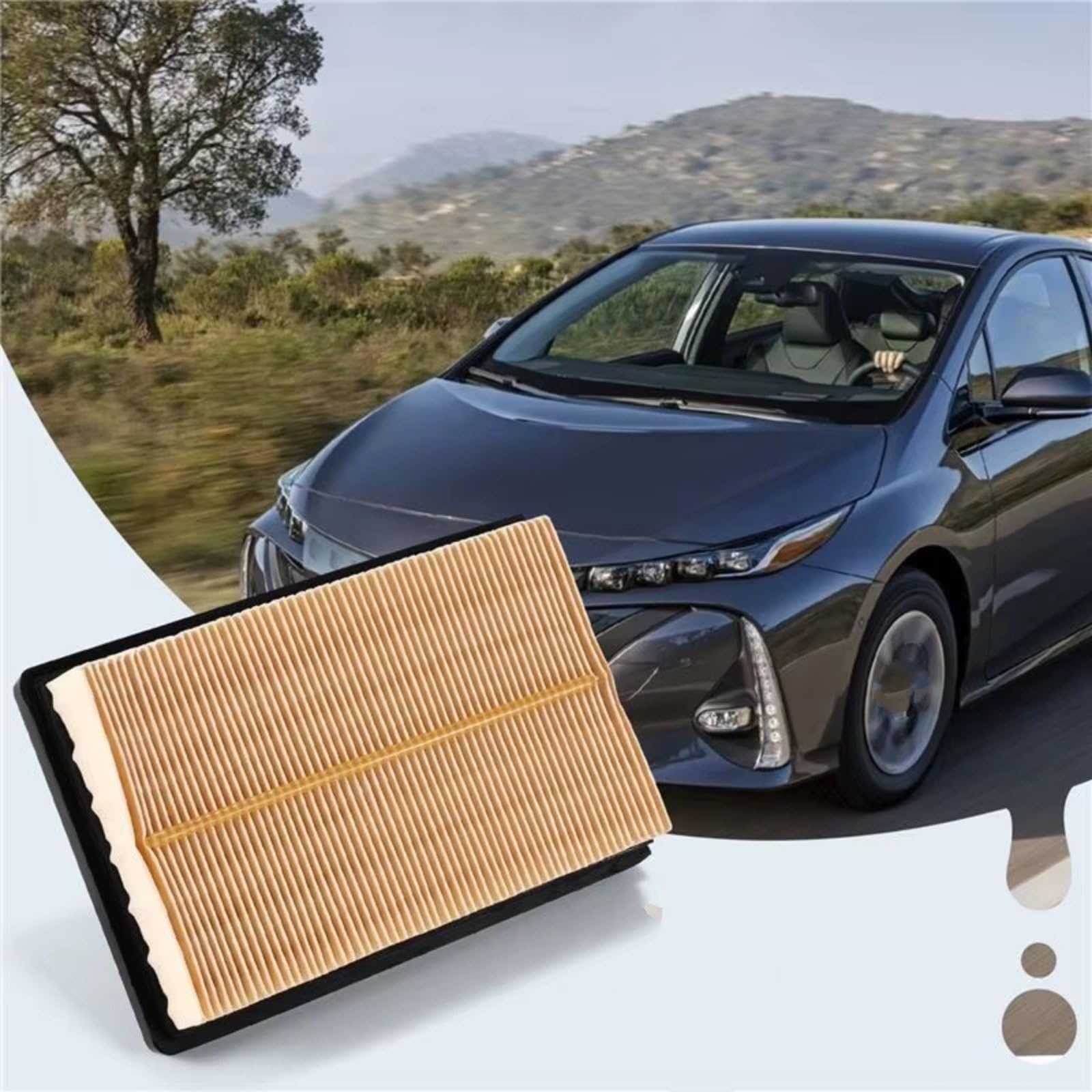 Filtro Aire Para Toyota Para Prius 2016-2019 Para Yaris XP130 2012-2018 Filtro de aire motor coche | Filtro de aire de motor de coche 17801-21060 1J911035 17801-0M030 17801-0M040 1612496780