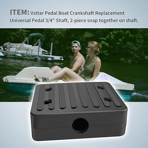 Miniatura 5 de 1 pieza de pedal de repuesto para cigüeñal universal de 3/4 pulgadas, compatible con Sundolphin, Water Wheeler, Sea Hawk, Aqua Toy Calypso, ASL,