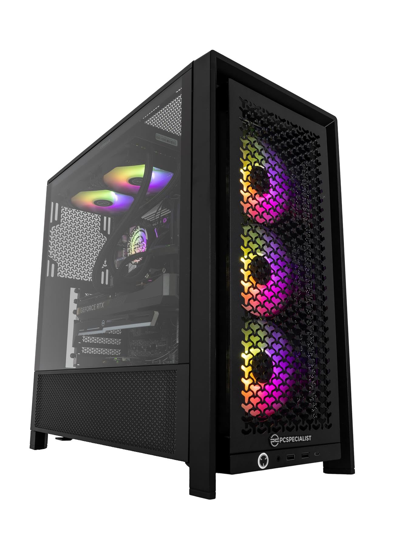 PCSpecialist Pro PC Gaming - AMD Ryzen 7 7800X3D 4.20GHz 8-Core, 32GB DDR5 RAM, 16GB GEFORCE RTX 5070 Ti, 2TB M.2 SSD, Windows 11