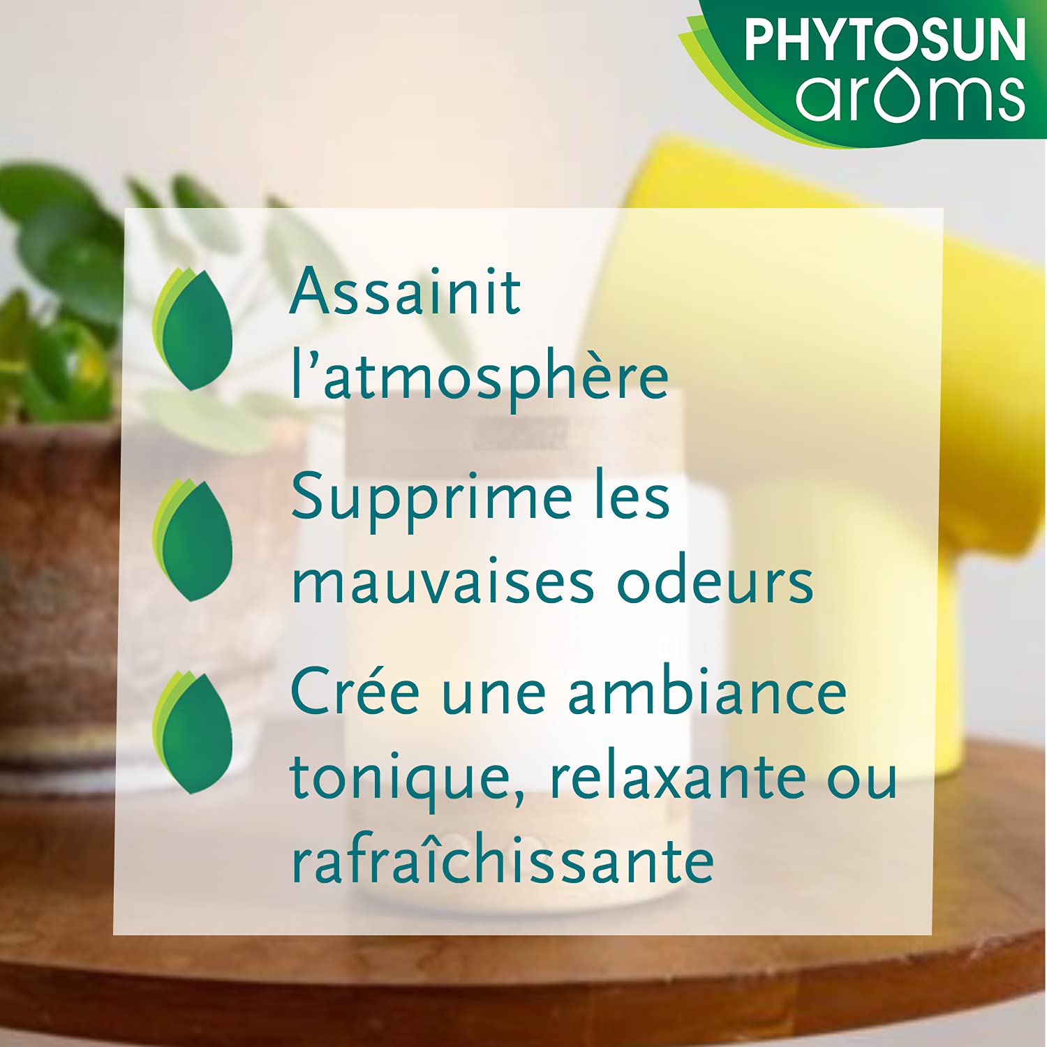 Phytosun arôms - Diffusore di oli essenziali ad ultrasuoni wireless - EasyGo - Nomad, a batteria