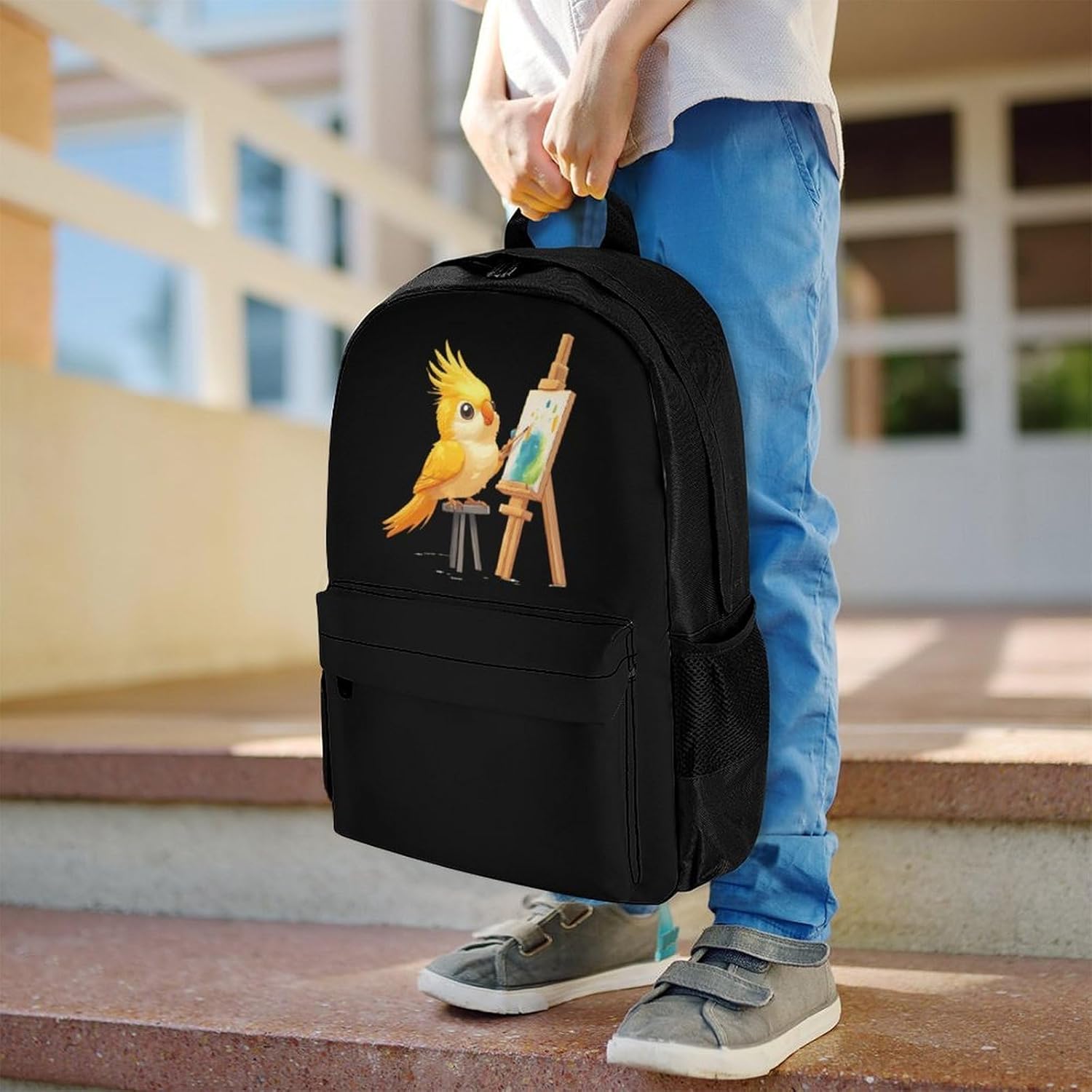 Cockatiel Artist Bird Laptop Backpack for Men Women Fashion Computer Bag Business Travel Daypack