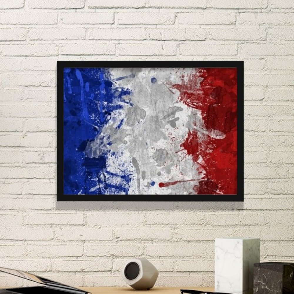 Art prints Air France de qualité premium sous cadre photo noir élégant pour collectionneur