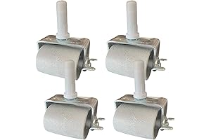 Toldillos para cama de 4 piezas con cerradura, ruedas giratorias para estructura...