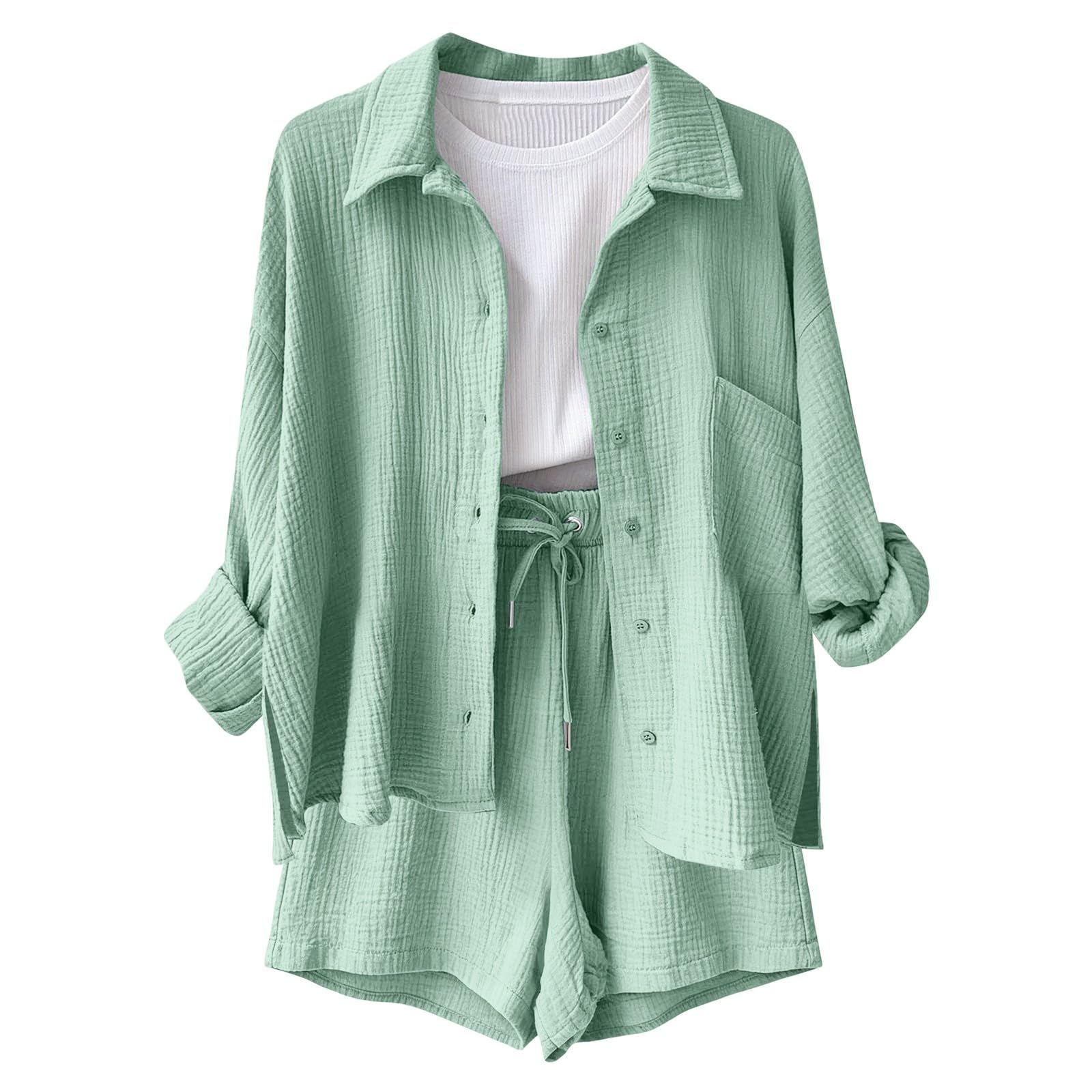 Conjunto de muselina de dos piezas para mujer ideal para bodas y eventos de verano 8