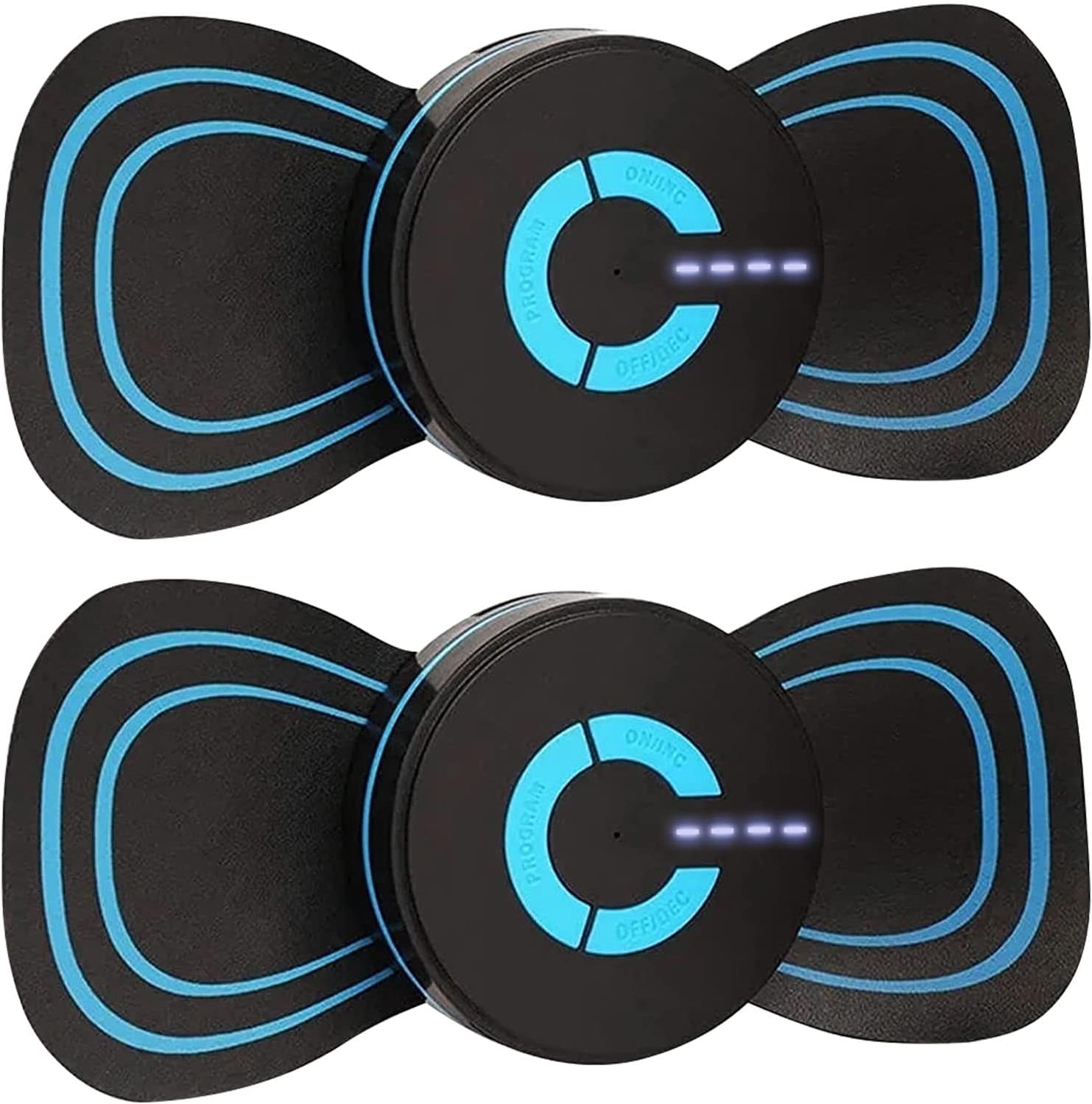 Microcurrent EMS Mini Massage Pad, Cordless Portable Cervical Pad for