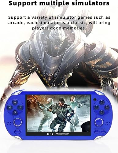 Miniatura 3 de CZT Consola de juegos portátil de 4.3 pulgadas, doble joystick de 8 GB integrados, 2200, consola de videojuegos retro, arcade, emulador múltiple,