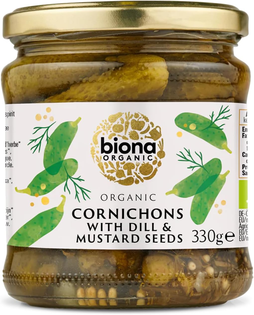 Biona Org Cornichons 330g