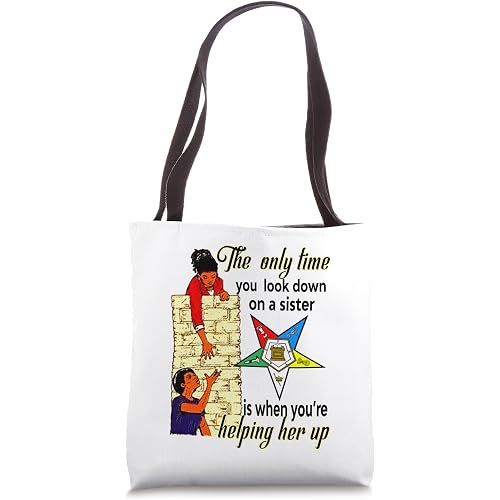 Order Of The Eastern Star OES Ring Diva Sisters of Color Tote Bag