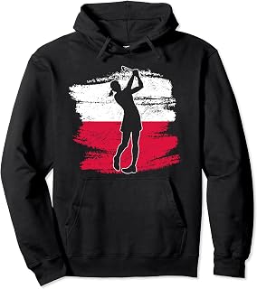 Golf Player Golfer Poland Polish Polska Pullover Hoodie