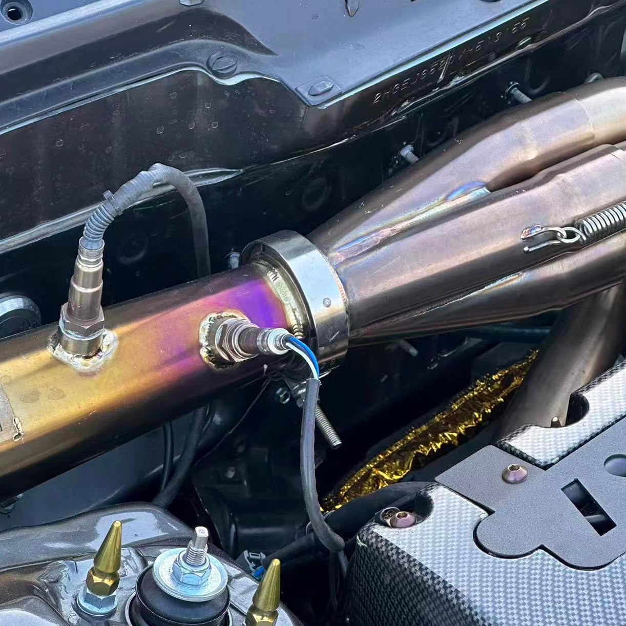 Ucreative 3.0 Inch V Band Clamp with Flange Male Female 304 Stainless Steel with Upgraded T-Bolt 2PCS