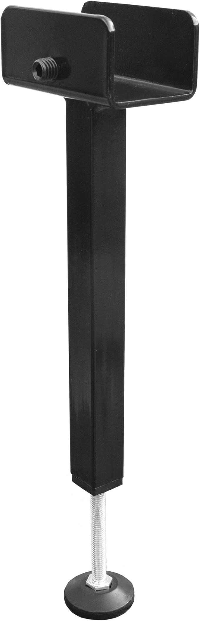 Large Extendable Universal Centre Rail Support Foot for use with Wooden Bed Frames Black for