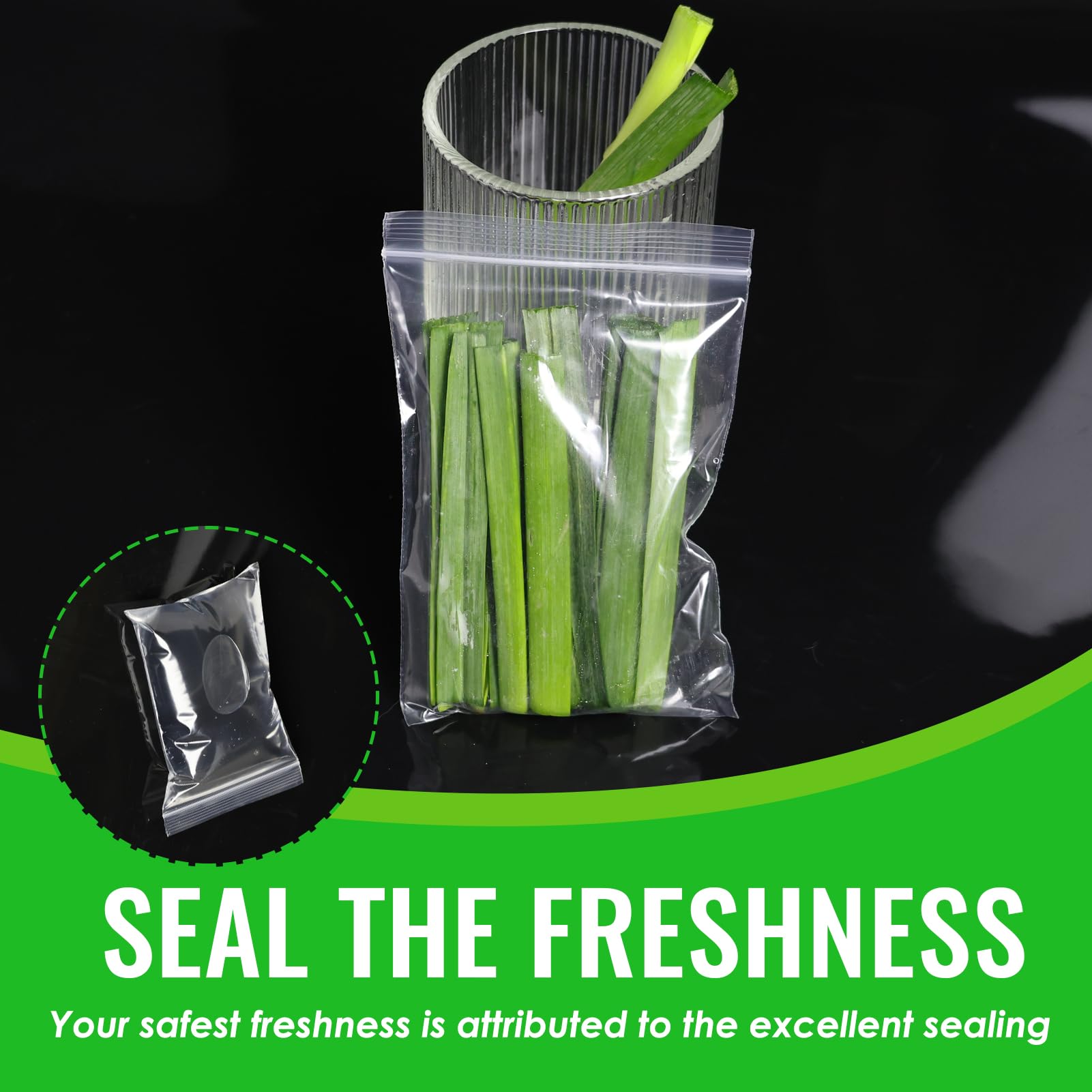 MONOUSO - Sacchetti Di Polietilene Senza Chiusura 8x12cm G100 (100 - Foto 2