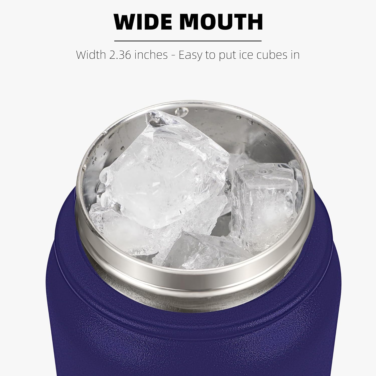 Fanhaw 32 Oz Insulated Stainless Steel Vacuum Water Bottle with Anti-Dust Pop-Open Lid - For Kids, Women, Men | Leak & Sweat Proof (Purple Green) - Image 5