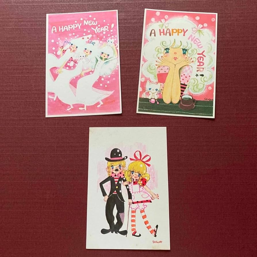 未使用　田村セツコ　恋の魔法　ポストカード集　稀少 稀少品】恋の魔法 田村セツコポストカード集