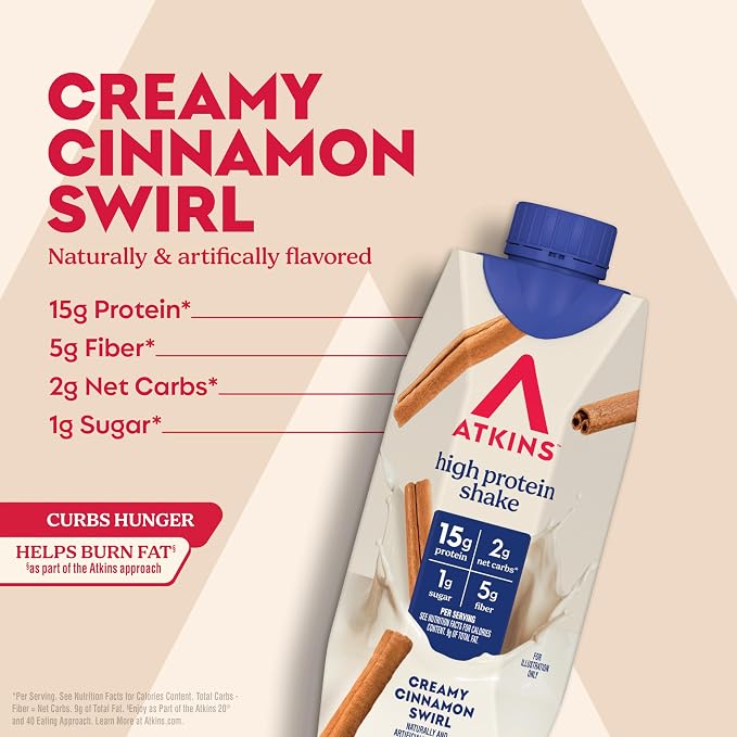 Atkins Batido Proteína Chocolate Coco 15g 12 uds miniatura 4