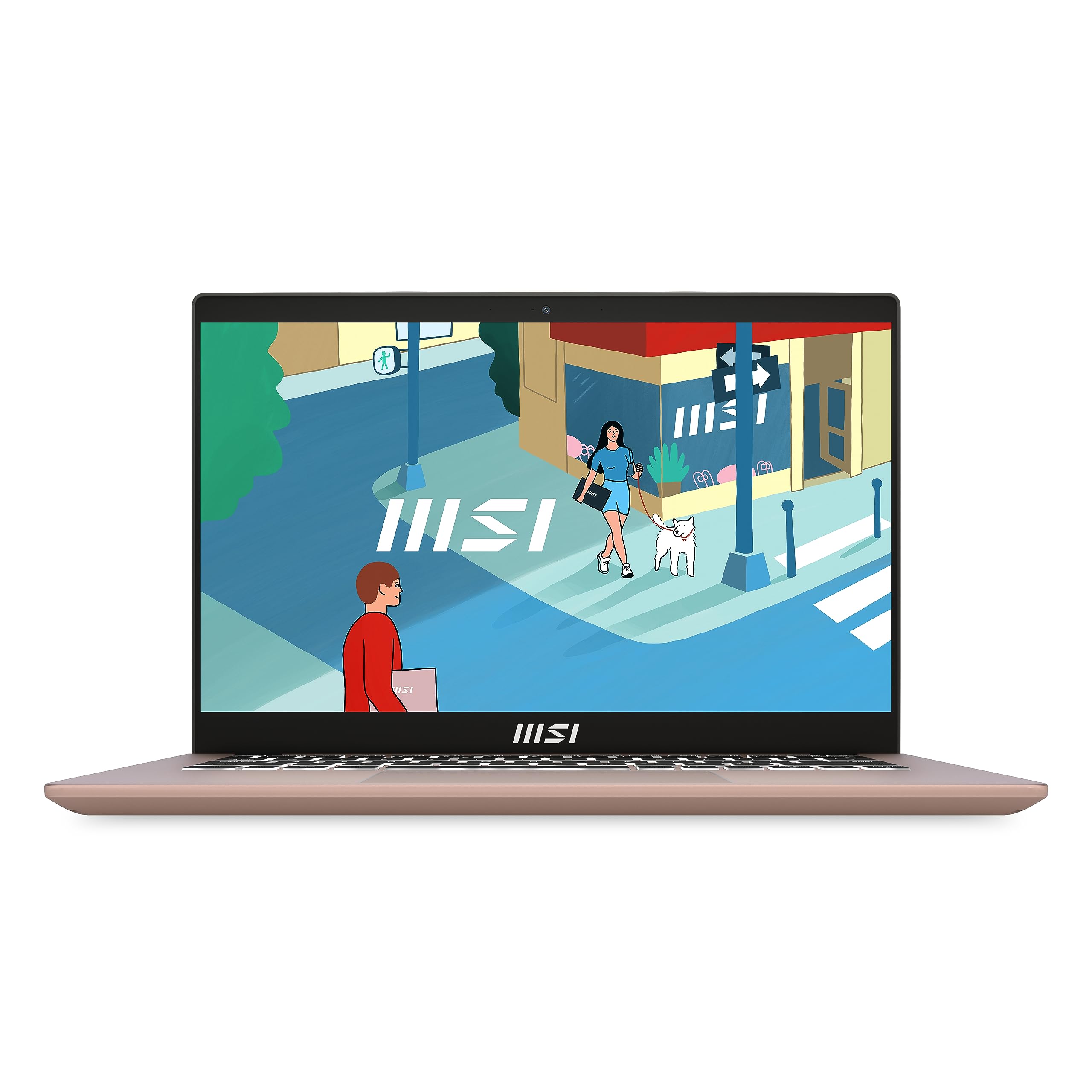 msi Modern 14 C13M-696IT, Notebook 14" Full-HD 60Hz, Intel i5-1335U, Intel Iris Xe, 8GB RAM DDR4, 512GB SSD M.2 PCIe 3, Win 11 Home [Layout e Garanzia ITA] Rosa