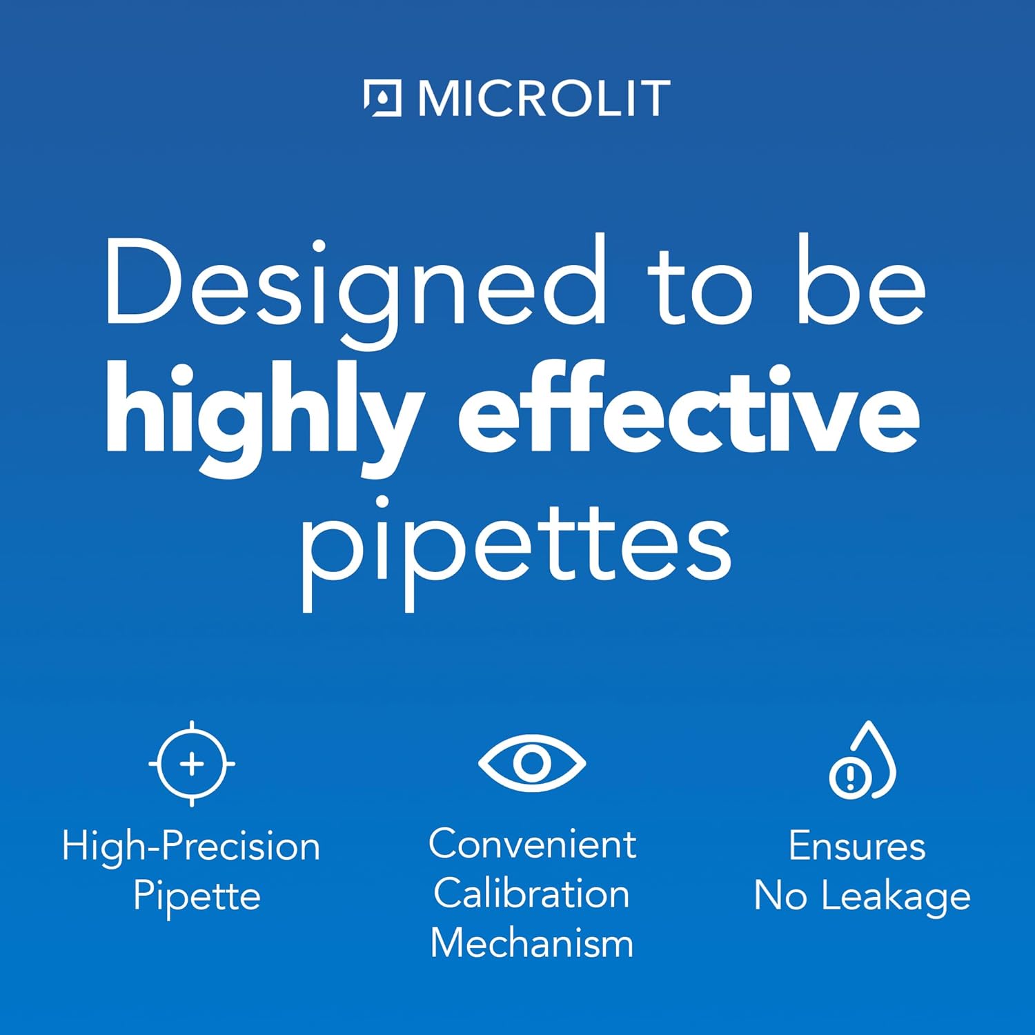 MICROLIT - Nero 3-Piece Micropipette Starter Kit, Accurate Pipettors with Varied Liquid Capacity (2-20ul, 20-200ul, 100-1000ul), Calibrated Lab Pipettes with Carousel Pipette Holder Stand