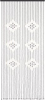 Navaris Beaded Curtain for Doorways - Boho Curtains for The Home - Patte...