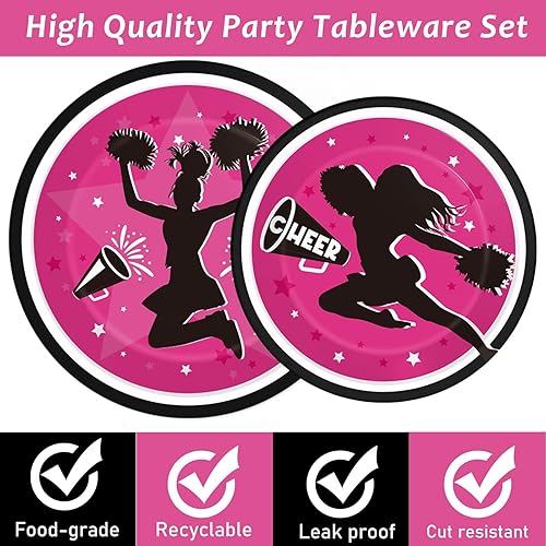 Miniatura 360 de 96 piezas de suministros de fiesta de cumpleaños florales de cumpleaños, platos de papel, servilletas, flores de oro rosa, decoraciones de fiesta