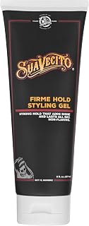 Suavecito Firme Strong Hold Styling Gel 8oz - Alcohol-Free, High Shine, No Flake, All-Day Hold for All Hair Types
