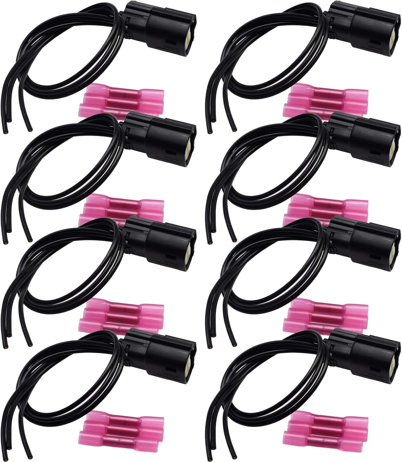 Ignition Coil Pigtail Compatible With Lincoln For MKC 2.0L 2.3L L4 2015-2017 For MKS 3.7L V6 2009-2016 For MKZ 3.0L V6 2017 Ignition Coil Wire Harness 9U2Z14S411EA(6pcs)