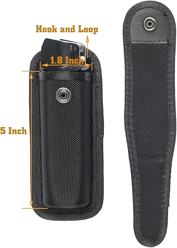 Miniatura 9 de SdTacDuGe Bolsa de pulverización moldeada OCMace para cinturón de trabajo, bolsa de soporte de aerosol OC con cubierta superior extraíble y cierre