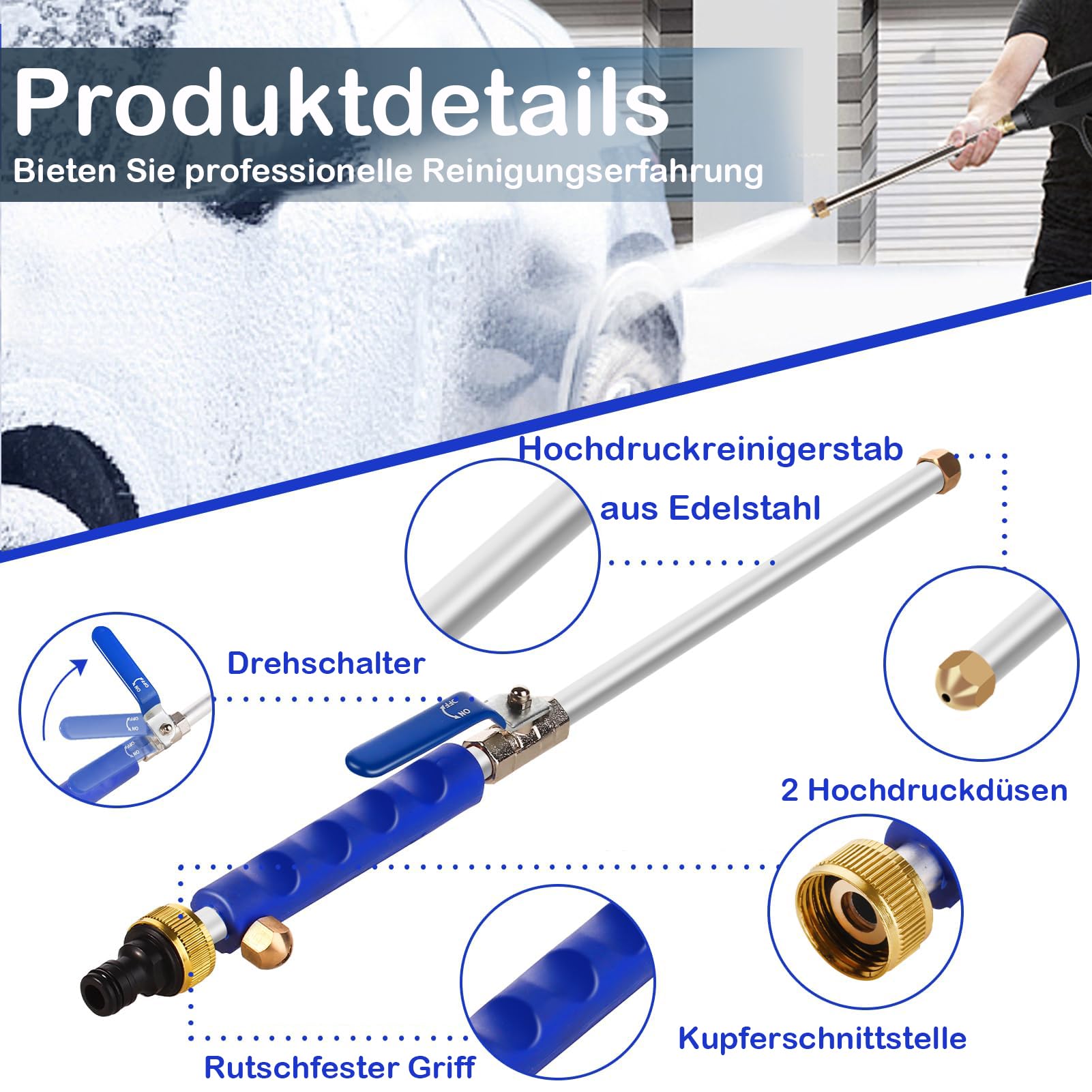 Cleancraft Kaltwasser-Hochdruckreiniger, HDR-K 46-16 SW kaufen bei Prosol Cleancraft Kaltwasser-Hochdruckreiniger, HDR-K 46-16 SW kaufen bei Prosol