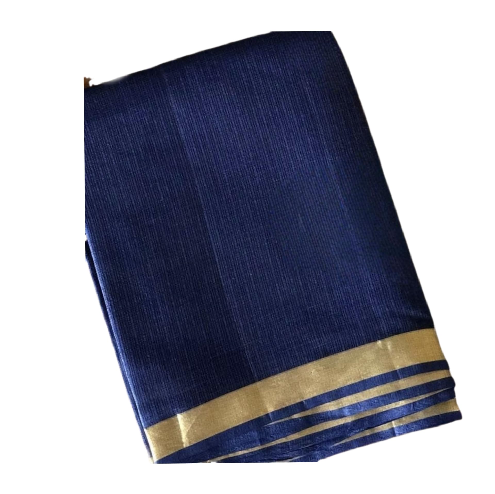 Women's Handwoven Samll Zari Border Kota Doria Silk Saree | Mini Check Woven Design | Running Blouse_0.9m-image-14