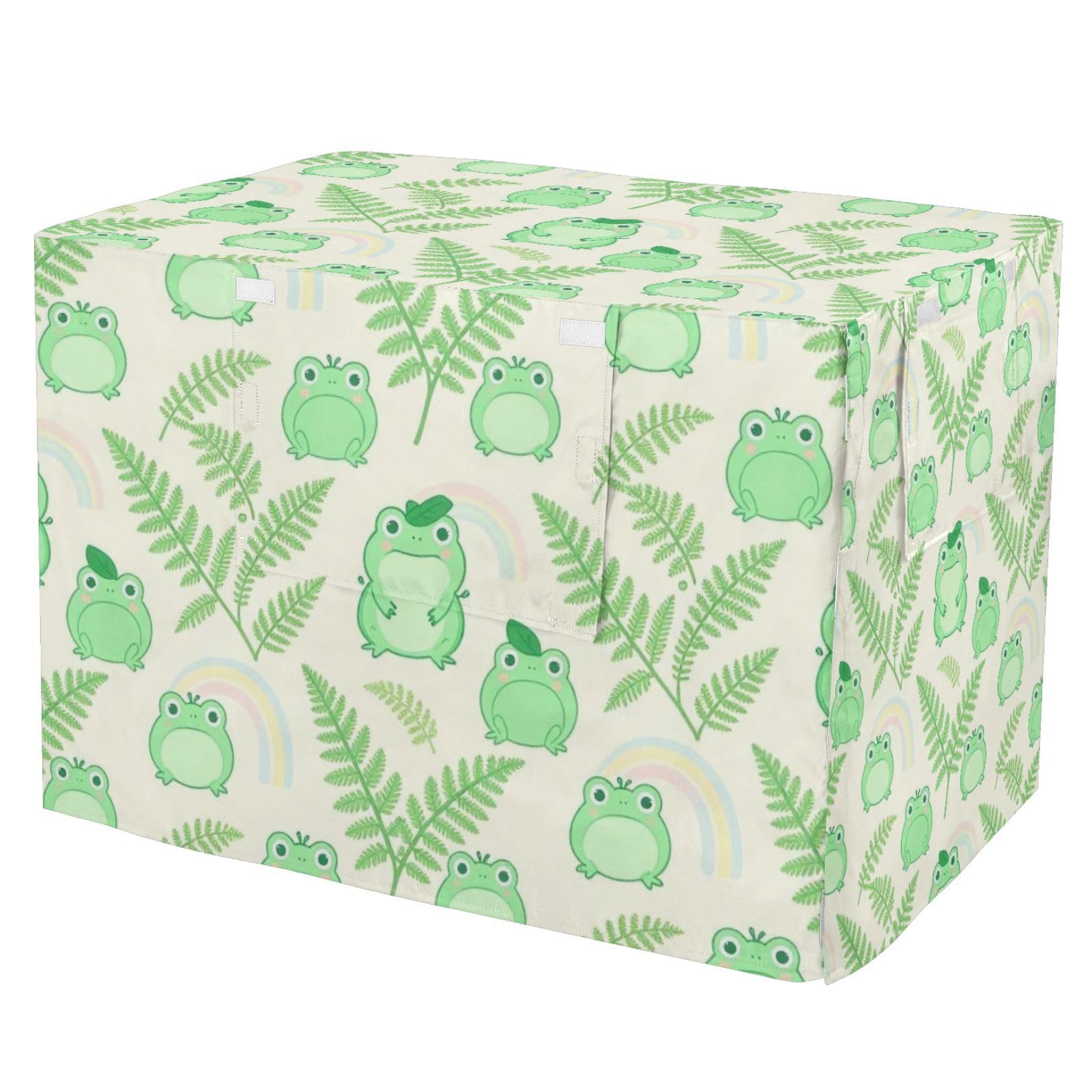 Housse pour cage de chien Daily à motif de jolies feuilles vertes