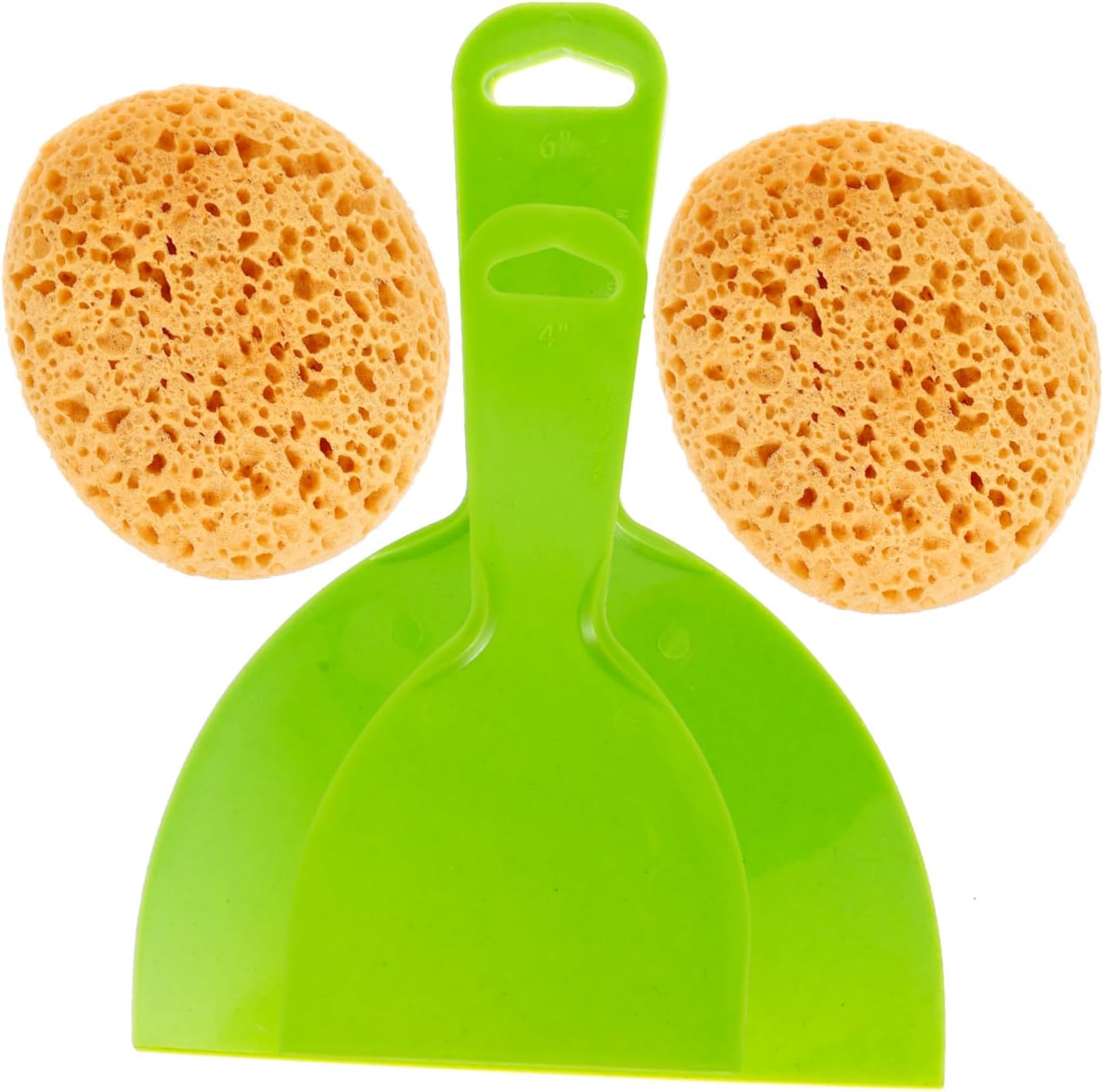 POPETPOP 10pcs Drywall Texture Repair Sponge for Wall and Ceiling Versatile Texturing Tool with Scrapers for Painting and Wall Restoration