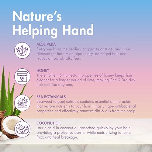 Miniatura 4 de MopTop Acondicionador sin enjuague para cabello natural fino, grueso, ondulado, rizado y rizado, hidratante de rizos antiencrespamiento, definidor y